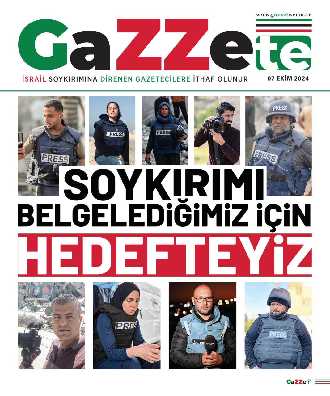 Hedefteyiz gazeteciler Gazze 1