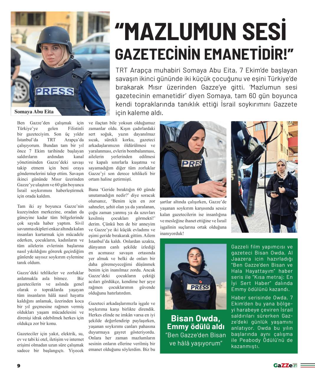 Hedefteyiz gazeteciler Gazze 14