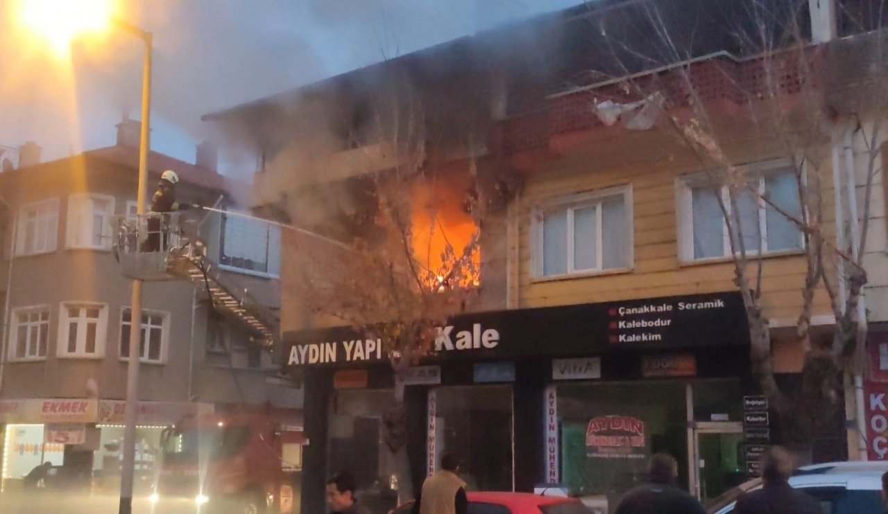 Konya’da yangın! 3 kişi kurtarıldı