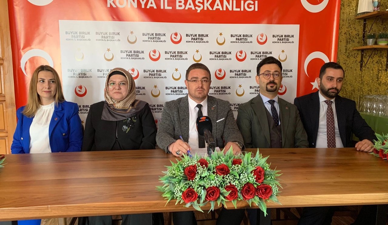 Büyük Birlik Partisi Konya'da yerel seçimlere hazır