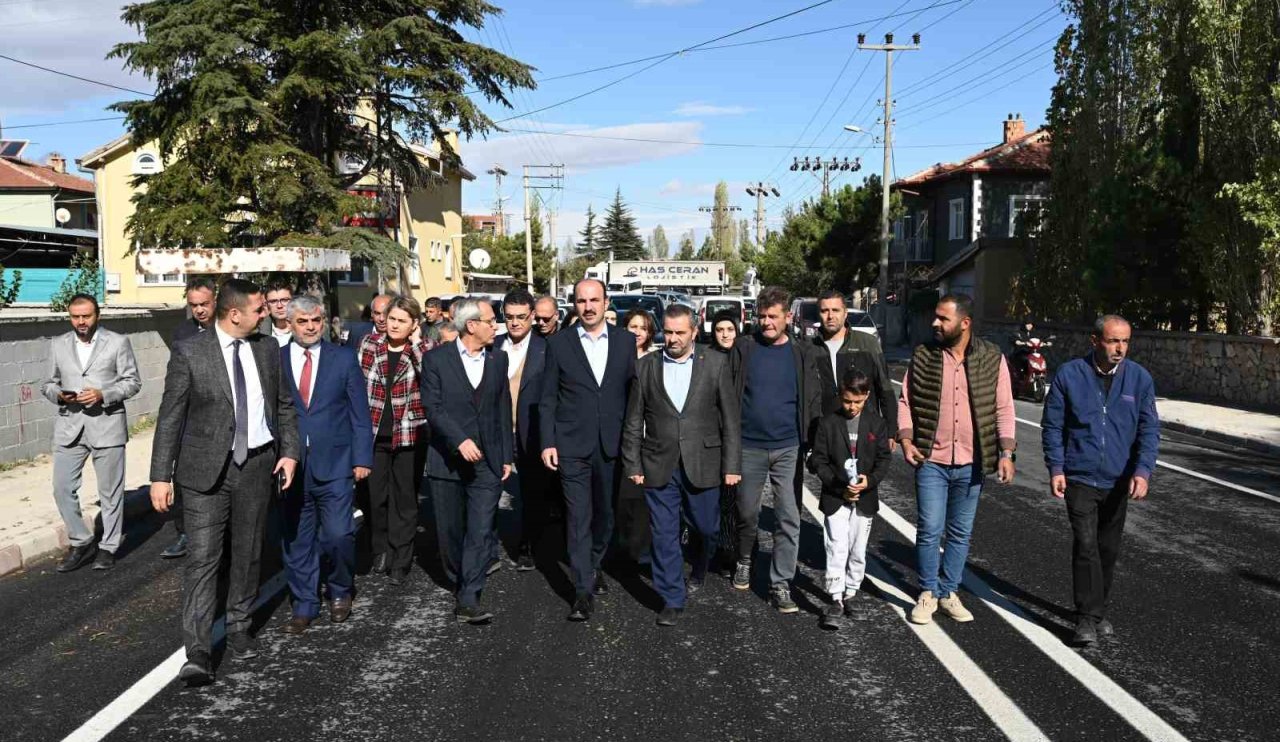 Konya Büyükşehir Belediye Başkanı Altay yatırımları inceledi: Hizmet etmekten mutluluk duyuyoruz
