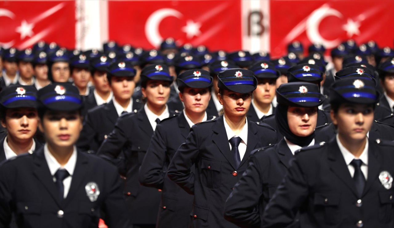 Aksaray'da 750 Kadın Polis Memuru Mezun Oldu