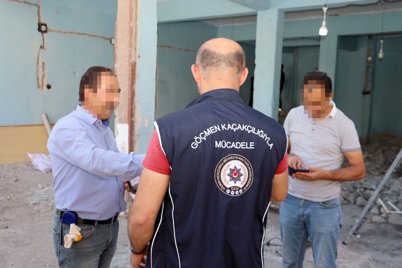Nevşehir'de düzensiz göç operasyonu