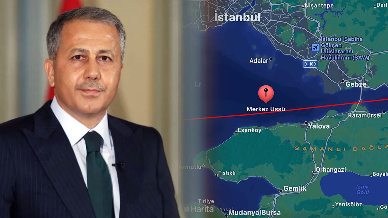 İstanbul da hissedilen deprem hakkında İçişleri Bakanlığından açıklama geldi