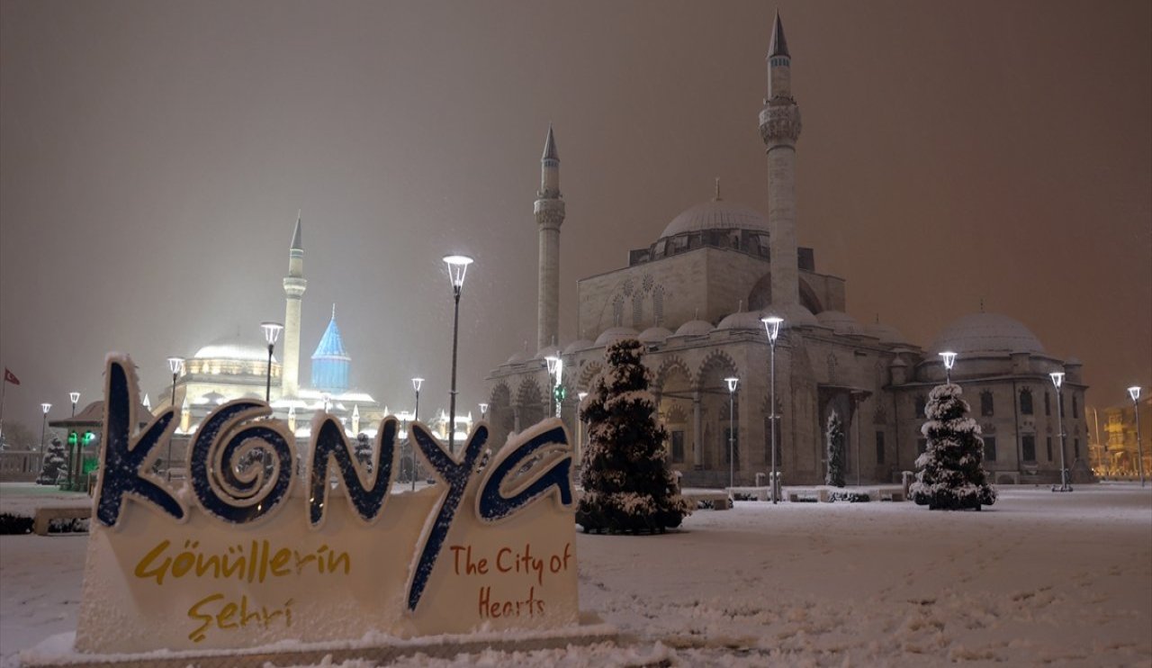 Meteoroloji uyardı: Konya’ya Kar ve fırtına geliyor..