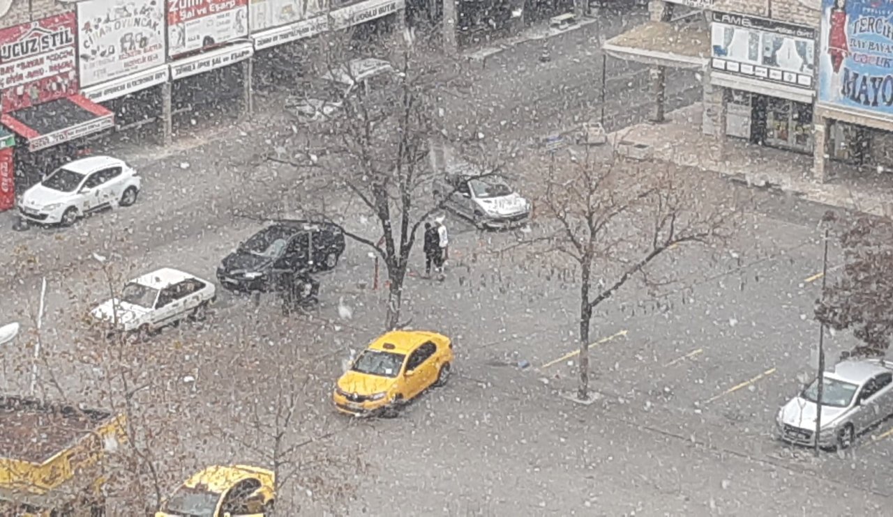 Konya'da kar yağışı etkili oldu