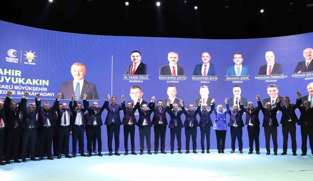 Kocaeli'nde AK Parti Rüzgarı! Büyükşehir ve 12 İlçe adayları belli oldu