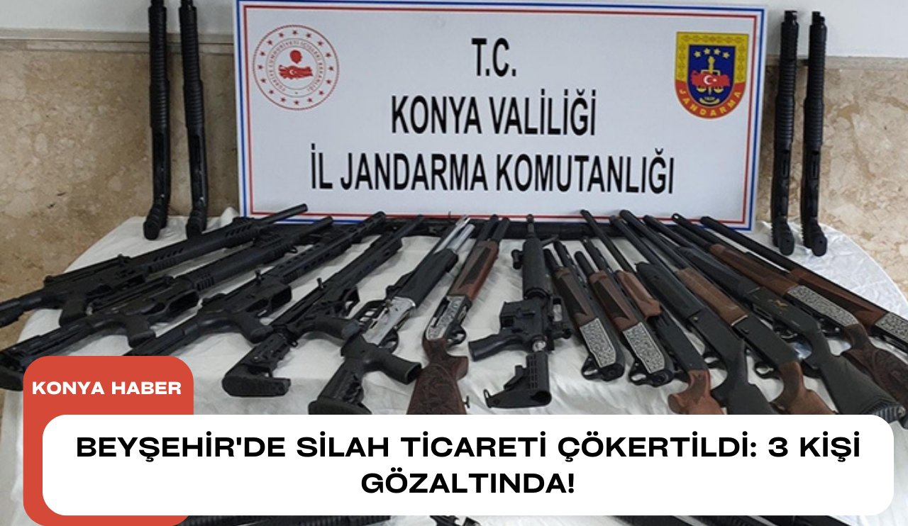 Konya'daki silah kaçakçılığı operasyonunda 47 ruhsatsız tabanca ele geçirildi