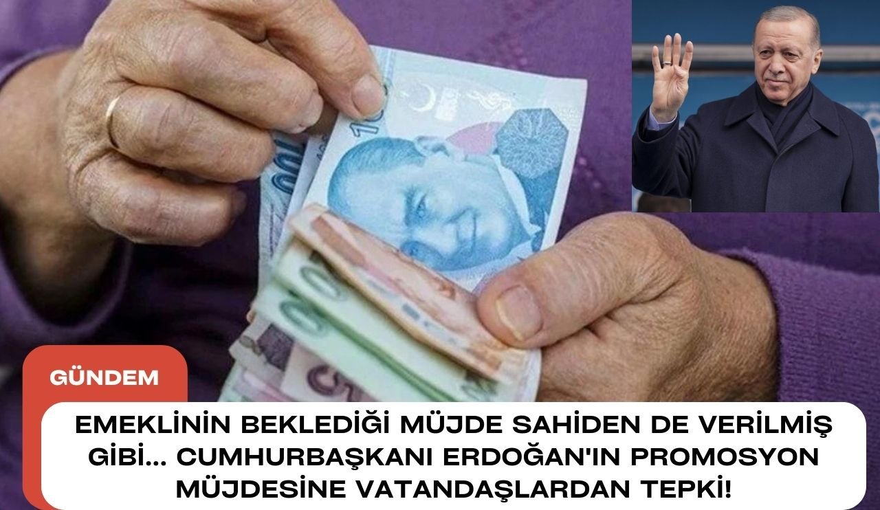 "Emeklinin beklediği müjde verilmedi!" Cumhurbaşkanı Erdoğan'ın promosyon müjdesine vatandaşlardan tepki!