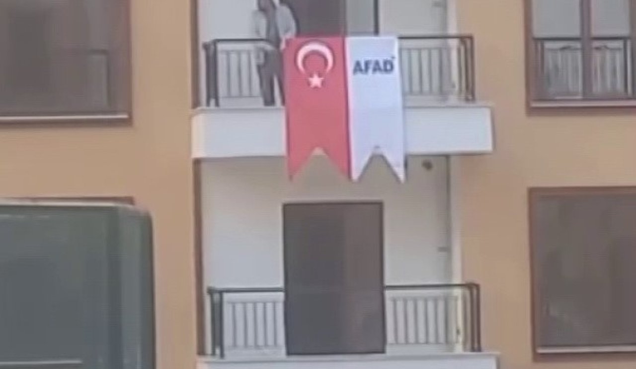 Türk bayrağını balkondan atıp gündem olmuşlardı! Valilikten açıklama geldi...