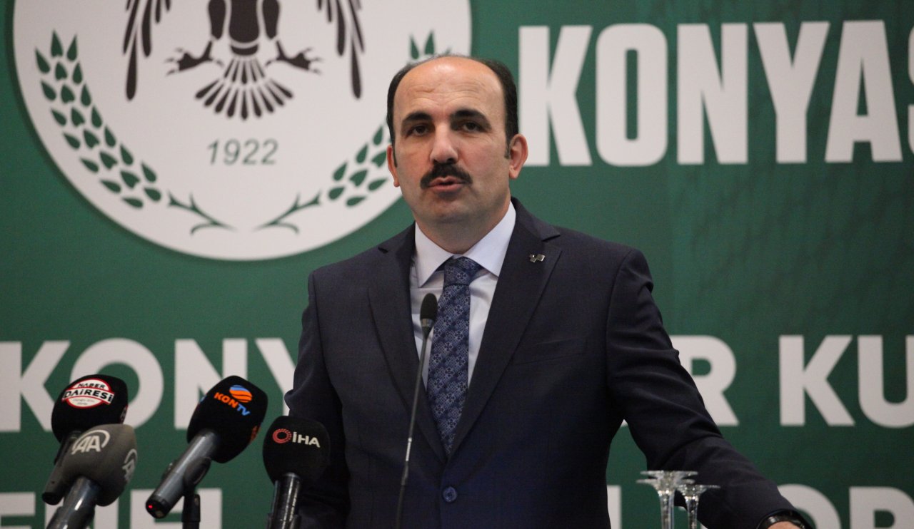 Başkan Altay'dan Konyaspor'a gelecek sezon için ders vurgusu!