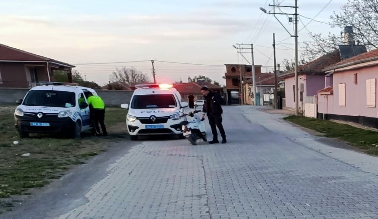 Konya'da elektrikli bisiklet sürücüsü kediye çarpmamak için kendini feda etti!