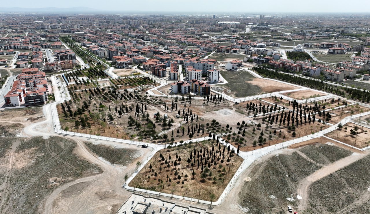 Vatandaşlar burada nefes alacak! Konya'ya yakışır bir park daha...