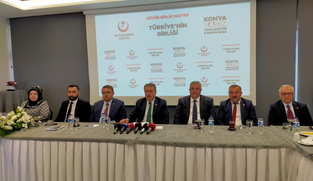 BBP Lideri Destici Konya'da belediyelerin borç durumu açıkladı! Çoğu borçlu...