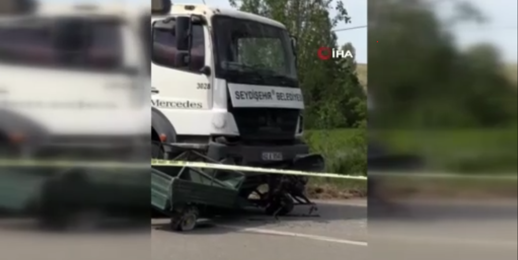 Dehşet kaza: Patpat sürücüsü beton pompası vincinin altında kaldı!