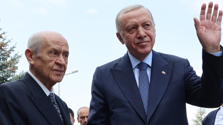 Cumhurbaşkanı Erdoğan MHP Lideri Bahçeli’yi kabul etti