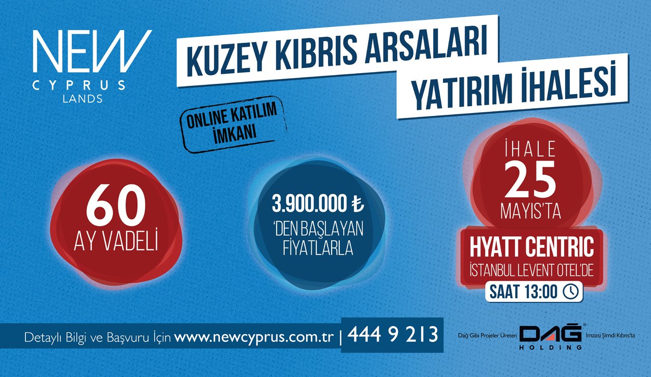 Dağ Holding Güvencesi ile K.K.T.C.’de Arsa yatırımı imkanı!