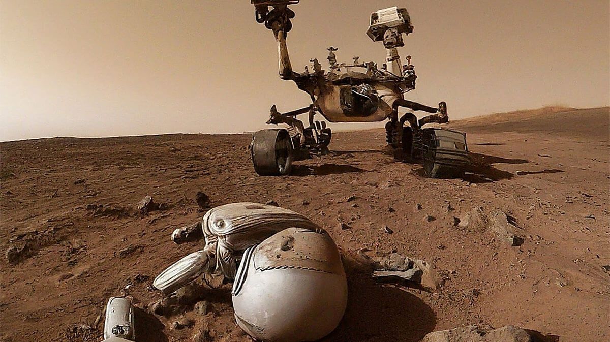 Mars'ta Emekli Robot Mezarlığı NASA'nın InSight Aracı Tozların Altında!