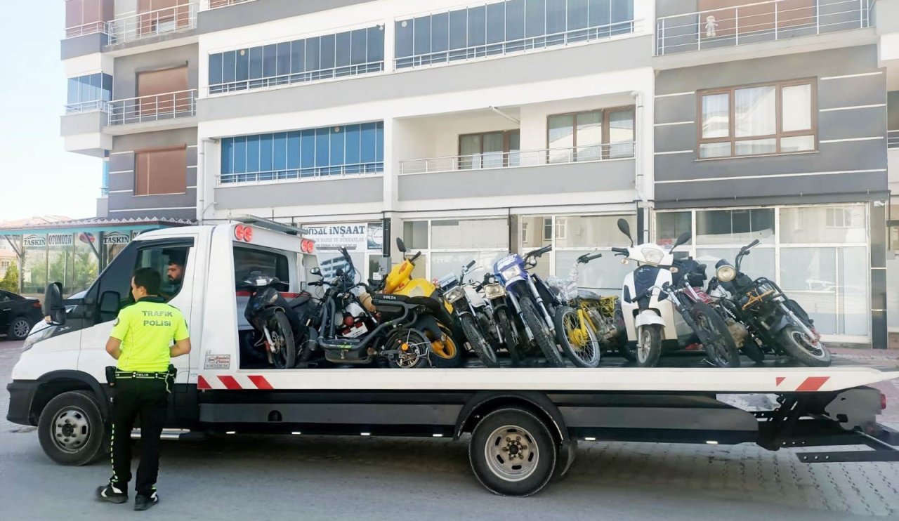 Konya'da motosikletler toplanıyor! Bakın nedeni neymiş