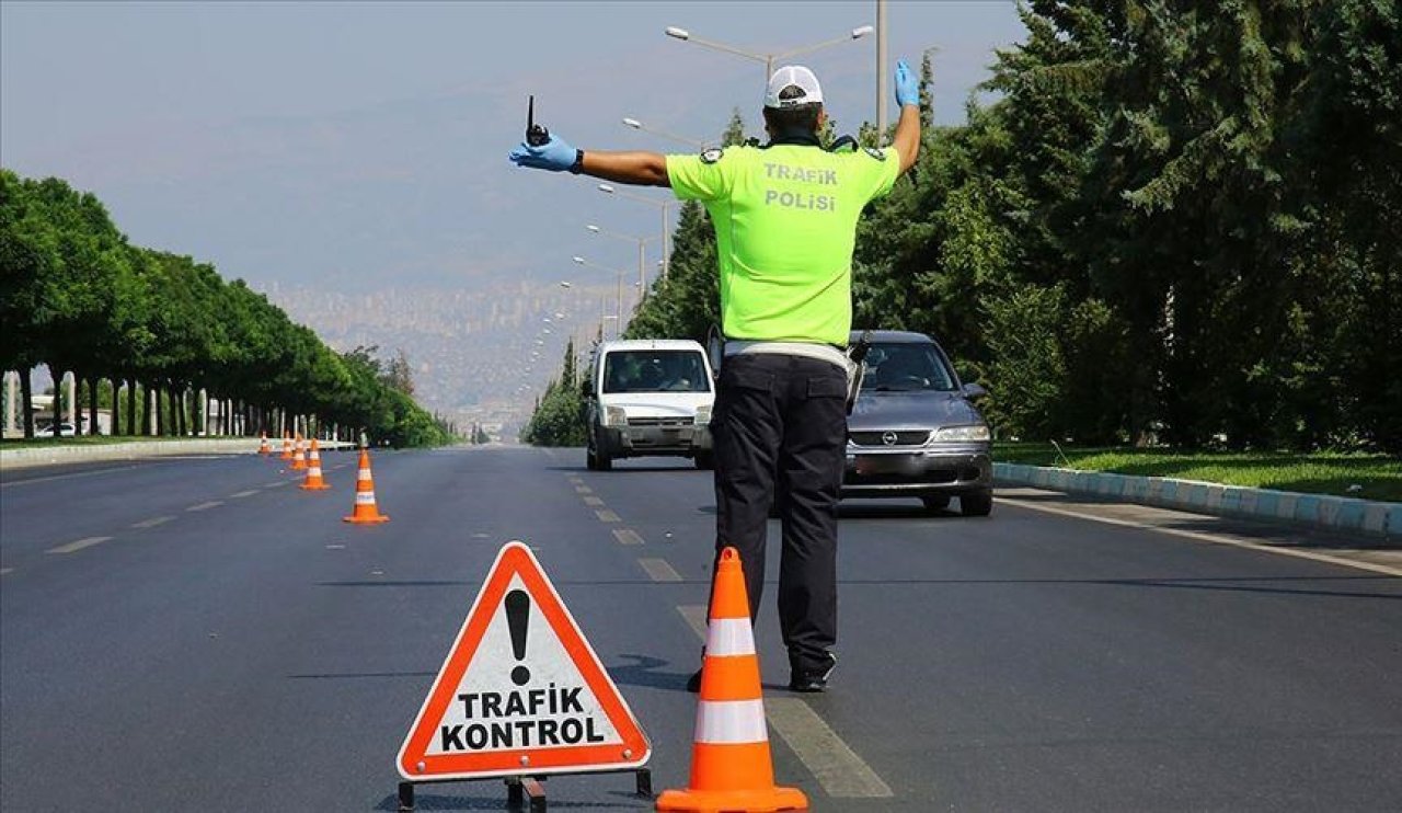 Konya'da trafik denetiminde yapılan pes dedirti...