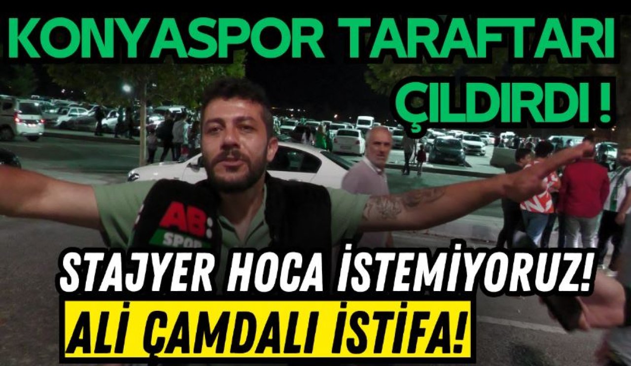 Konyaspor taraftarları çıldırdı! 'Stajyer hoca istemiyoruz, derhal istifa!'