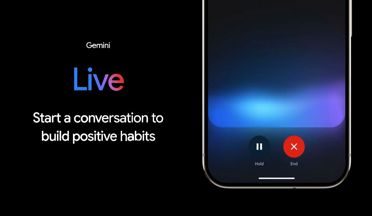 Google, yapay zeka sohbet botu Gemini live'ı ücretsiz hale getirdi