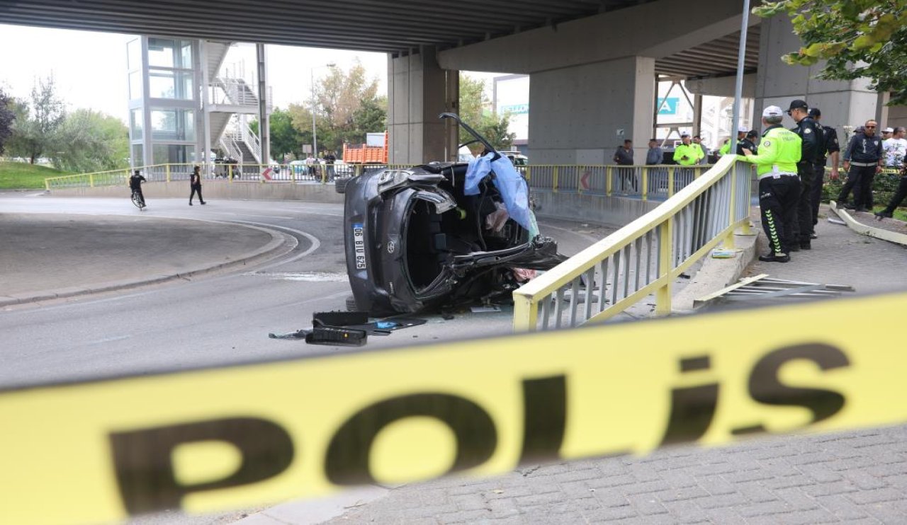 Konya'da kadın sürücü feci şekilde hayatını kaybetti