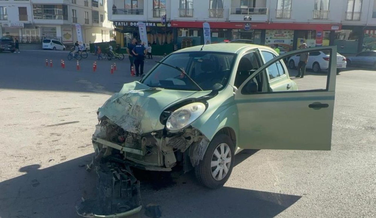 Aksaray'da korkutan kaza