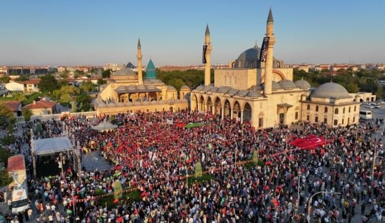 Dev buluşma! Konya’da binler isyan ediyor