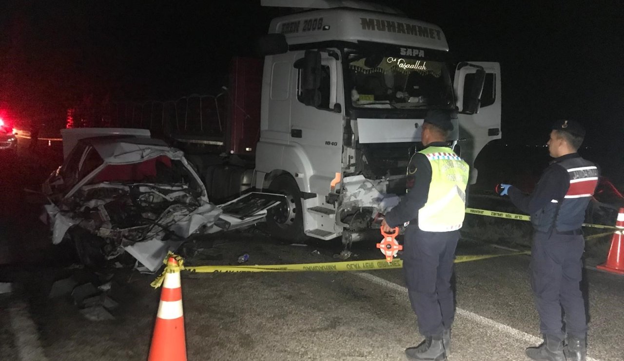 Konya’da feci kaza: 1 kişi olay yerinde can verdi