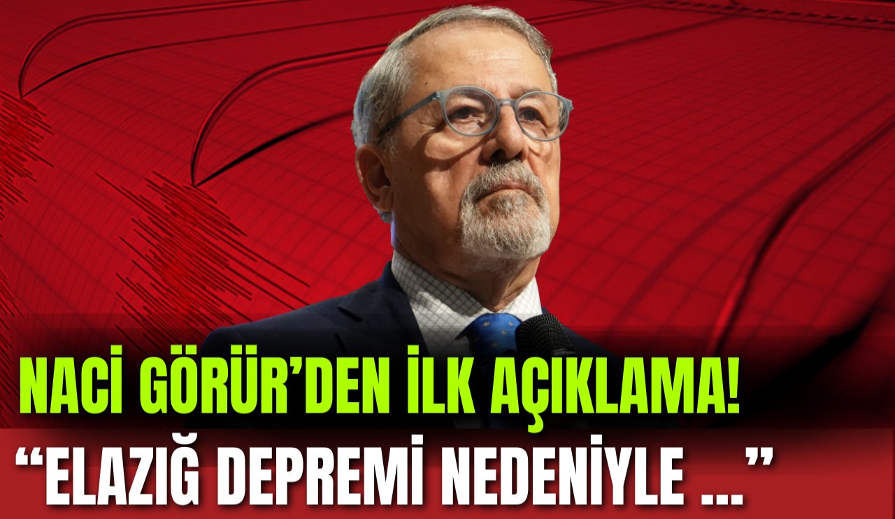 Doğu Anadolu Fay Zonu'nda sarsıntı: Naci Görür’den ilk açıklama geldi!