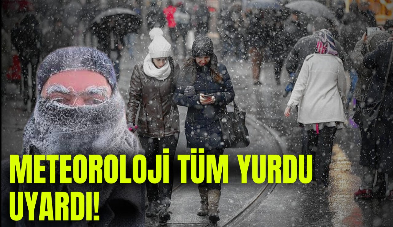 Meteorolojiden kış duyurusu: 13 şehir sarı kodla uyarıldı...