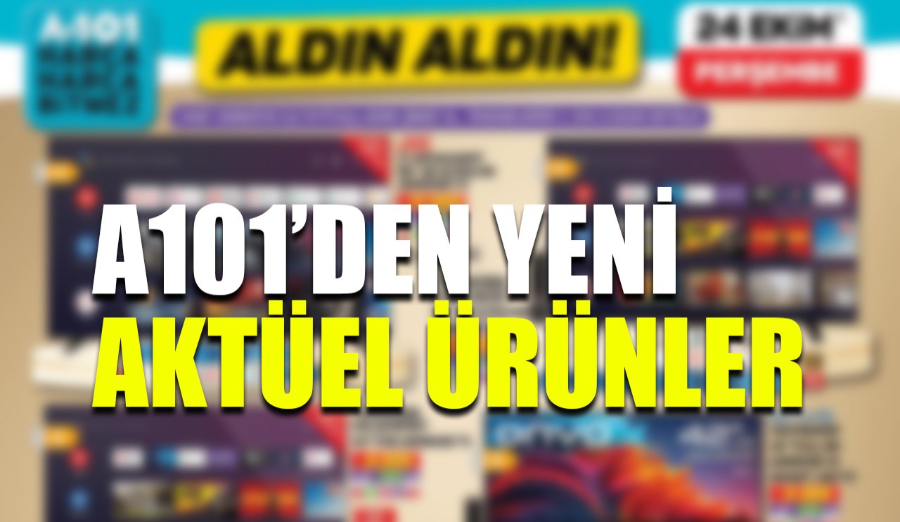 A101 Aktüel ürünler (24 Ekim 2024)