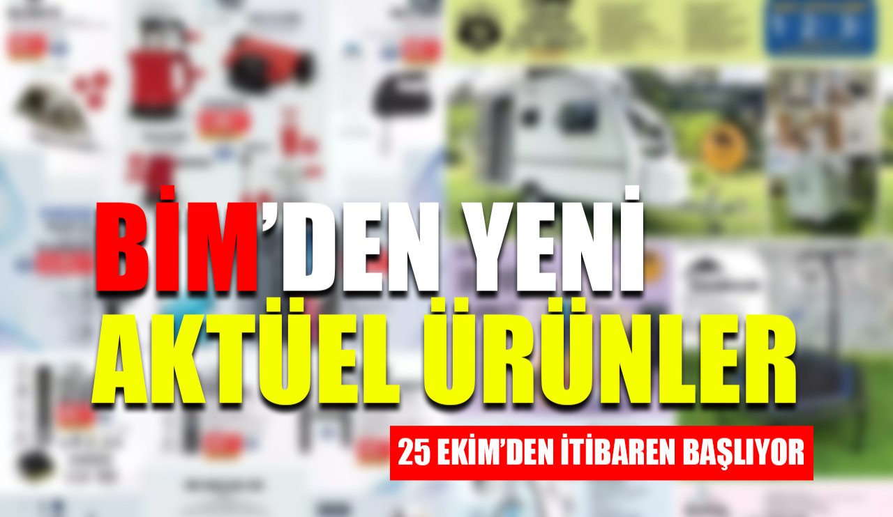 BİM Aktüel ürünler (25 Ekim 2024)