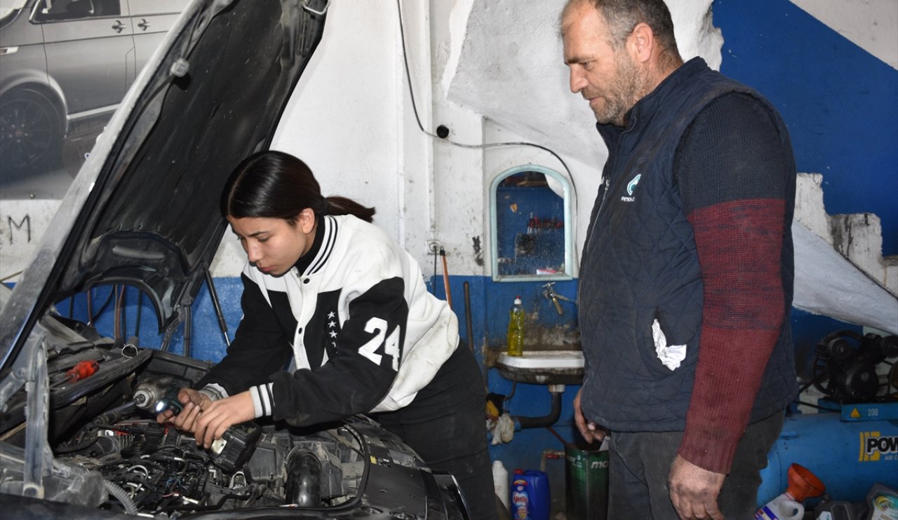 Konya'da bir genç kızın ustalık hayali