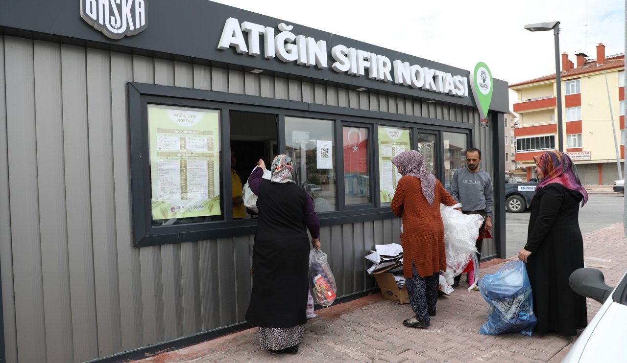 Konya’da atık getirene hediye veriliyor