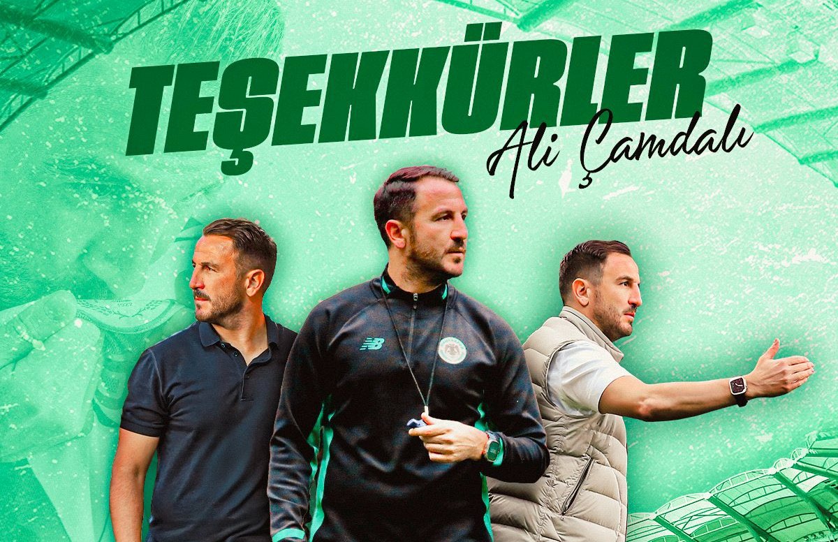 Konyaspor'dan Ali Çamdalı'ya teşekkür