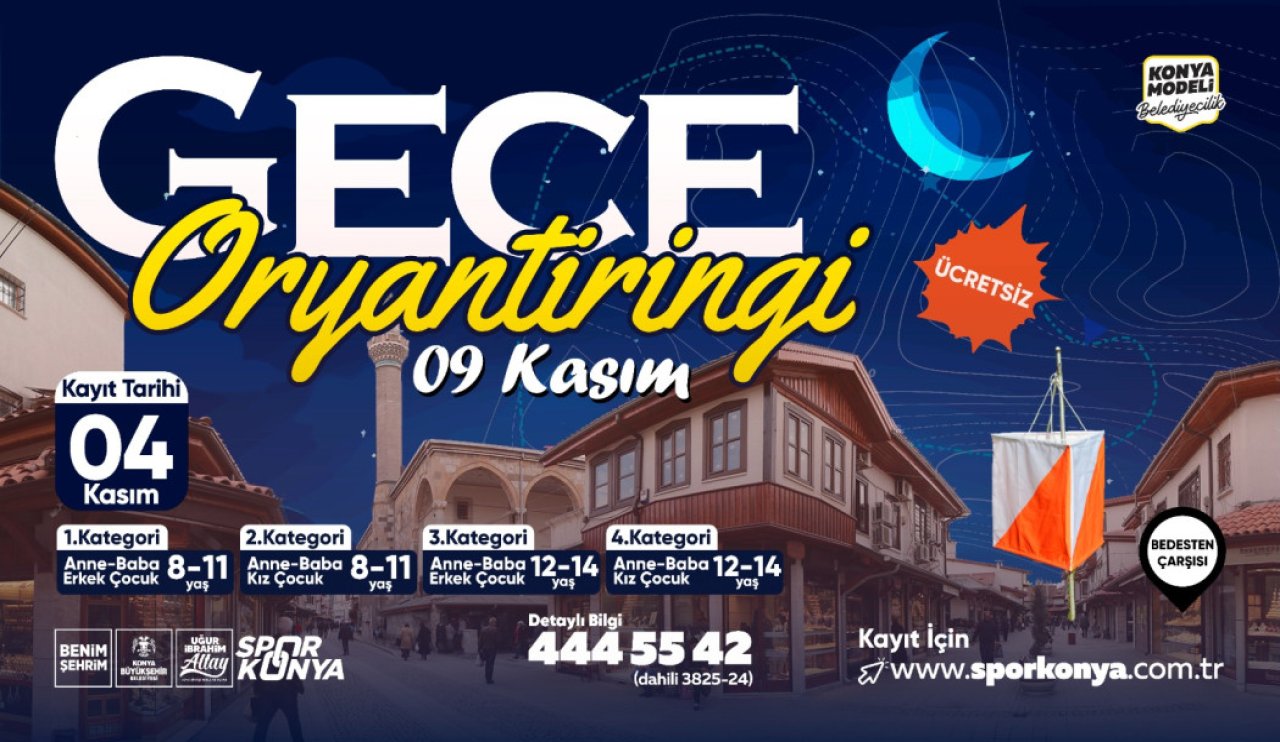 Konya’da gece macerası! Aileler Bedesten'de yönlerini arayacak!