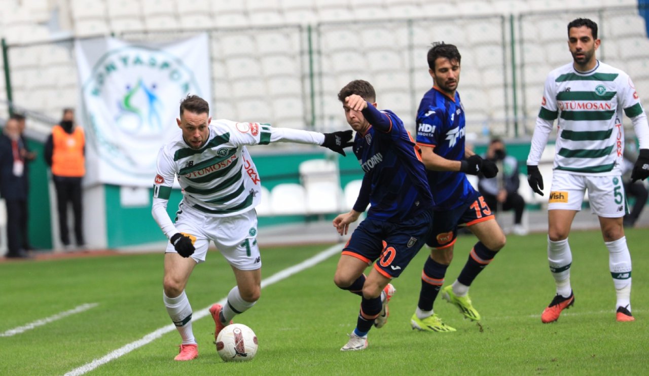 Konyaspor - Başakşehir rekabetinde dikkat çeken rakamlar