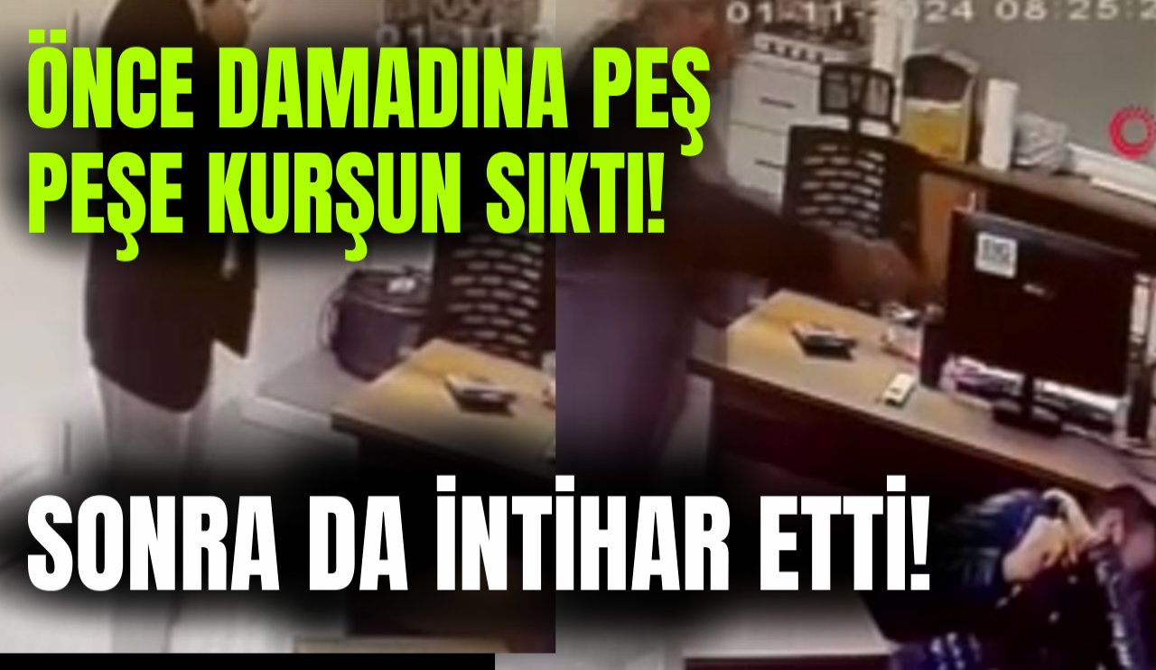 Baba kızını bırakamadı, önce damadı vurdu, sonra kendini vurdu! [VİDEO HABER]