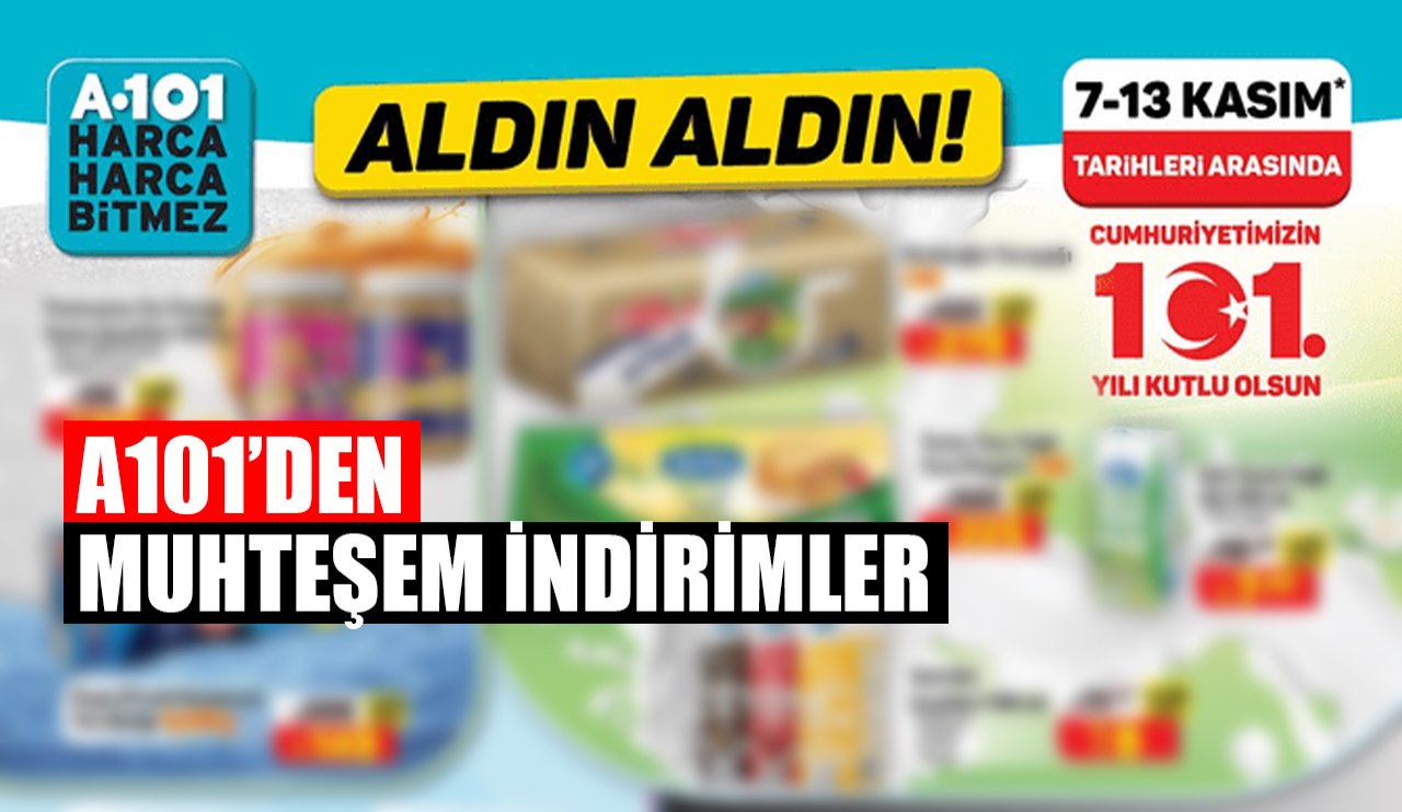 A101'de bu hafta muhteşem indirimler var