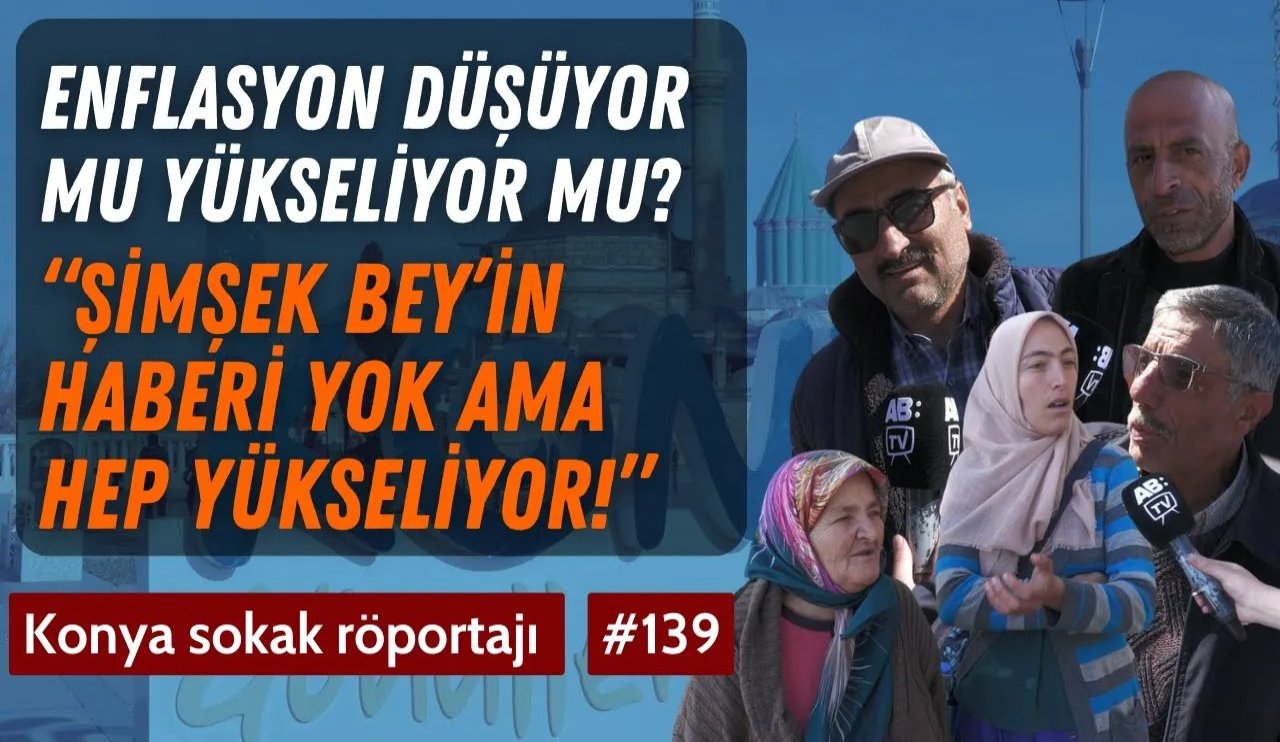 Konya halkı artan enflasyona karşı sesini yükseltiyor