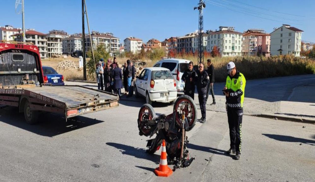 Konya’da motosiklet kazası! Sürücünün durumu kritik