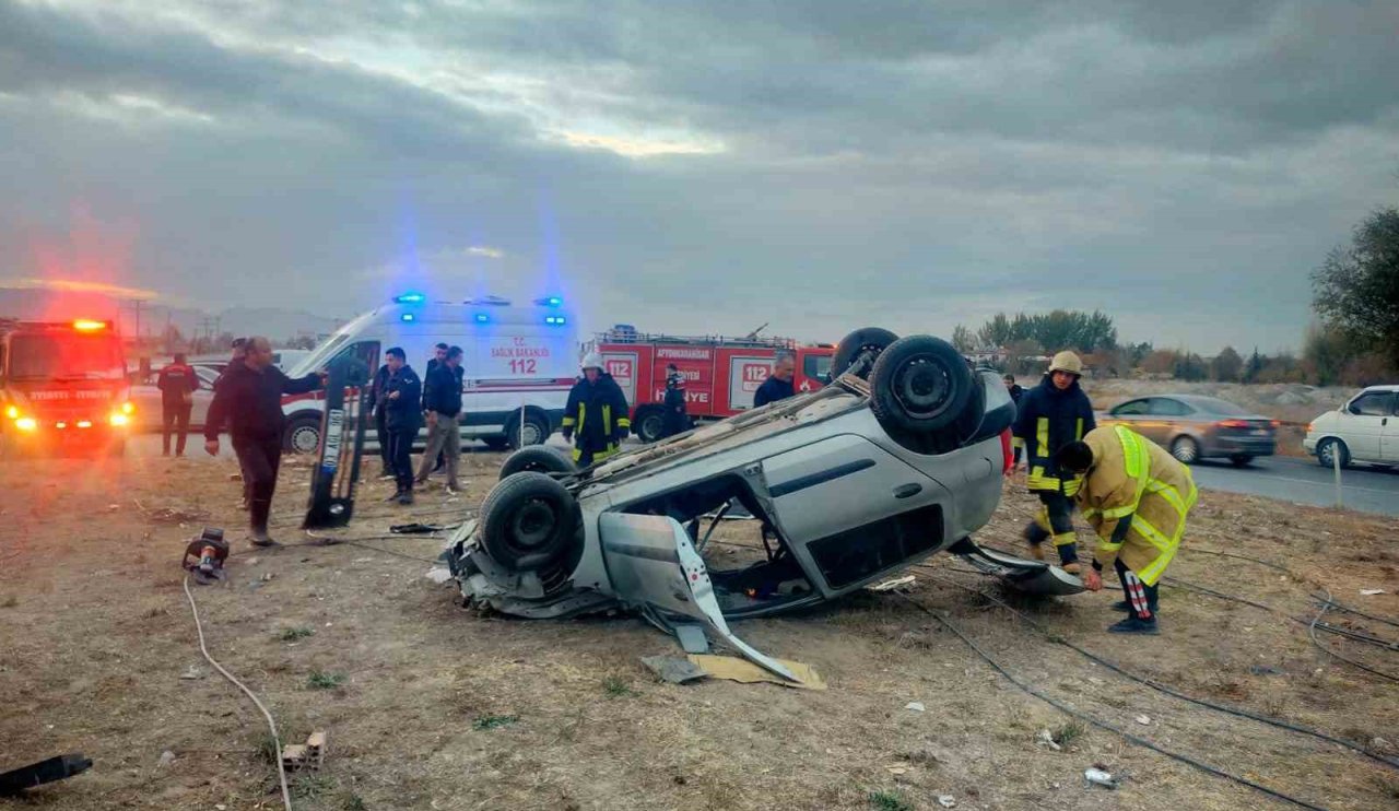 Afyon- Konya yolunda feci kaza! Cezaevi dönüşü kazada öldü