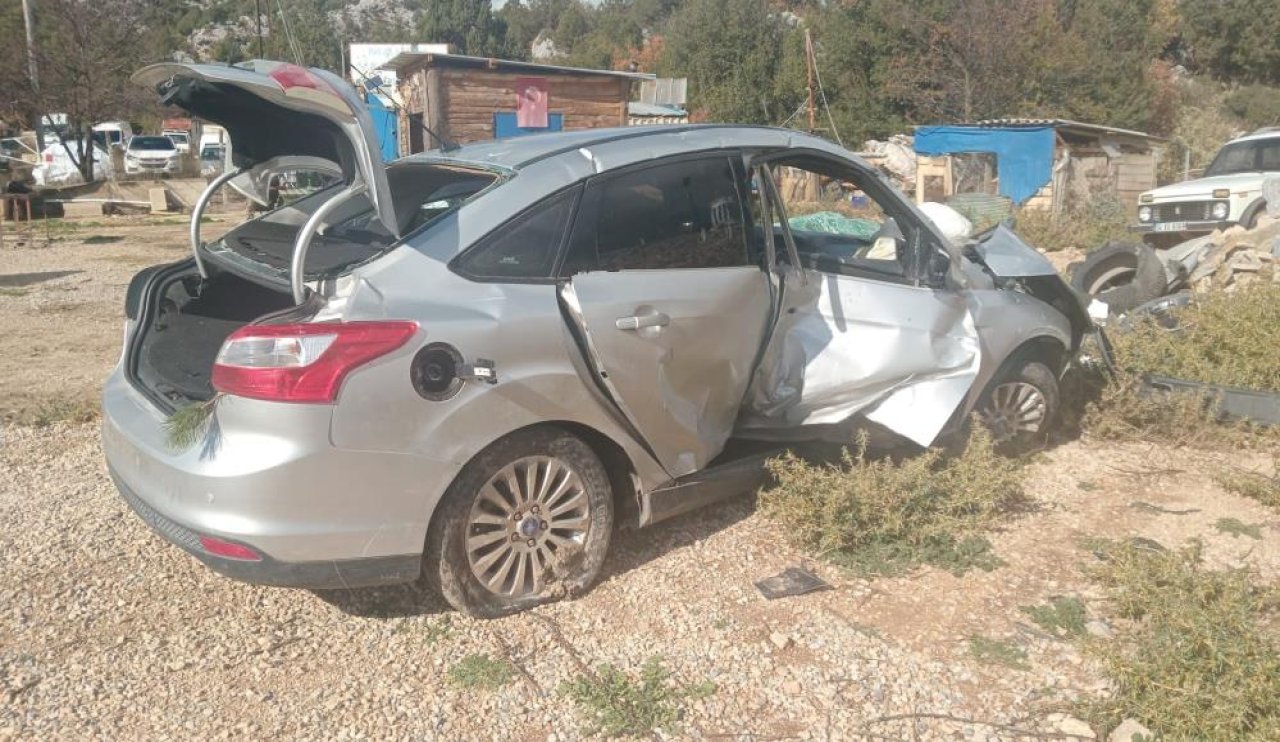 Yeni açılan Konya-Antalya yolunda korkunç kaza! 1 ölü