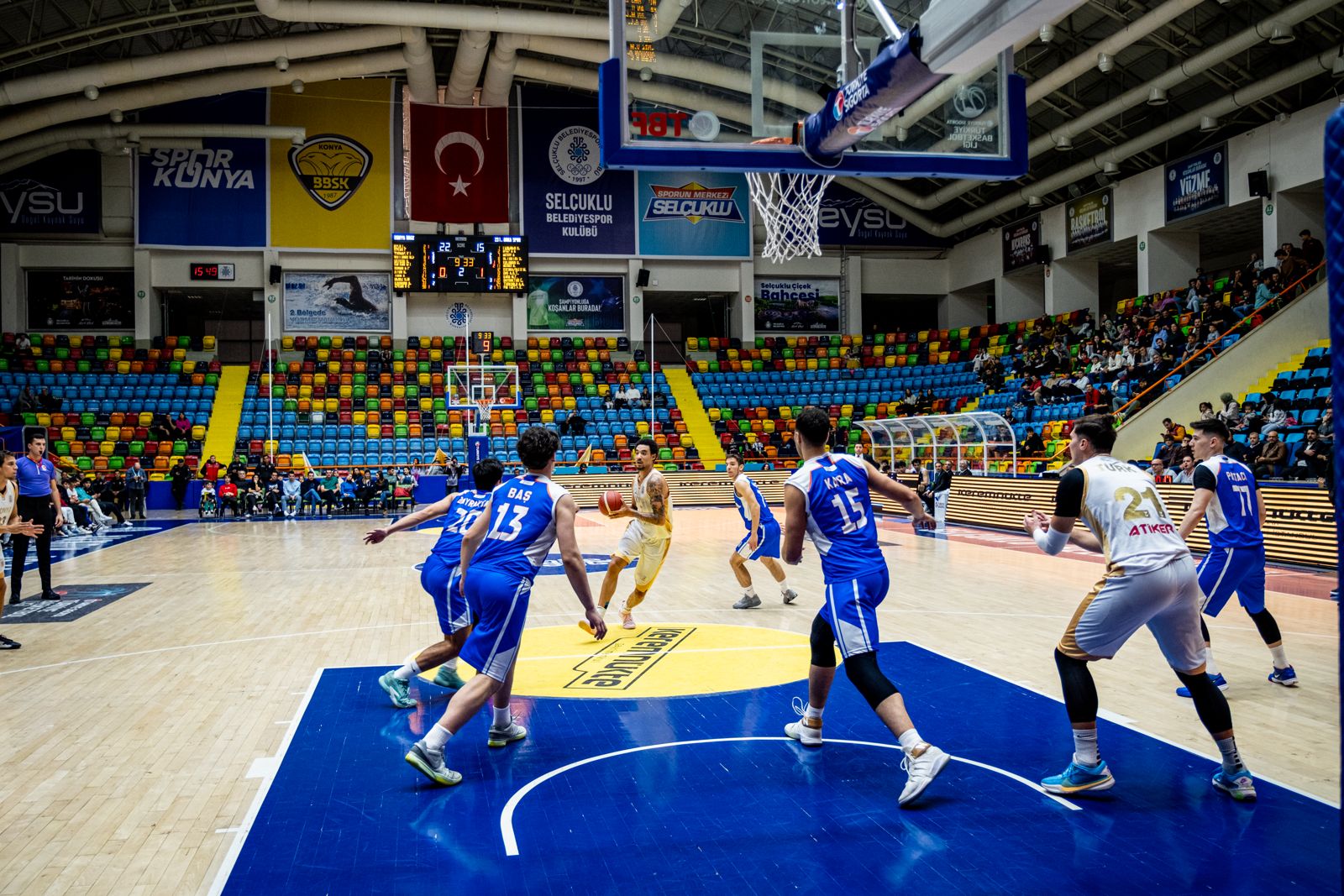 Basketbolda nefes kesen yarış! Konya BBSK, play-off potasına tutunmaya çalışıyor