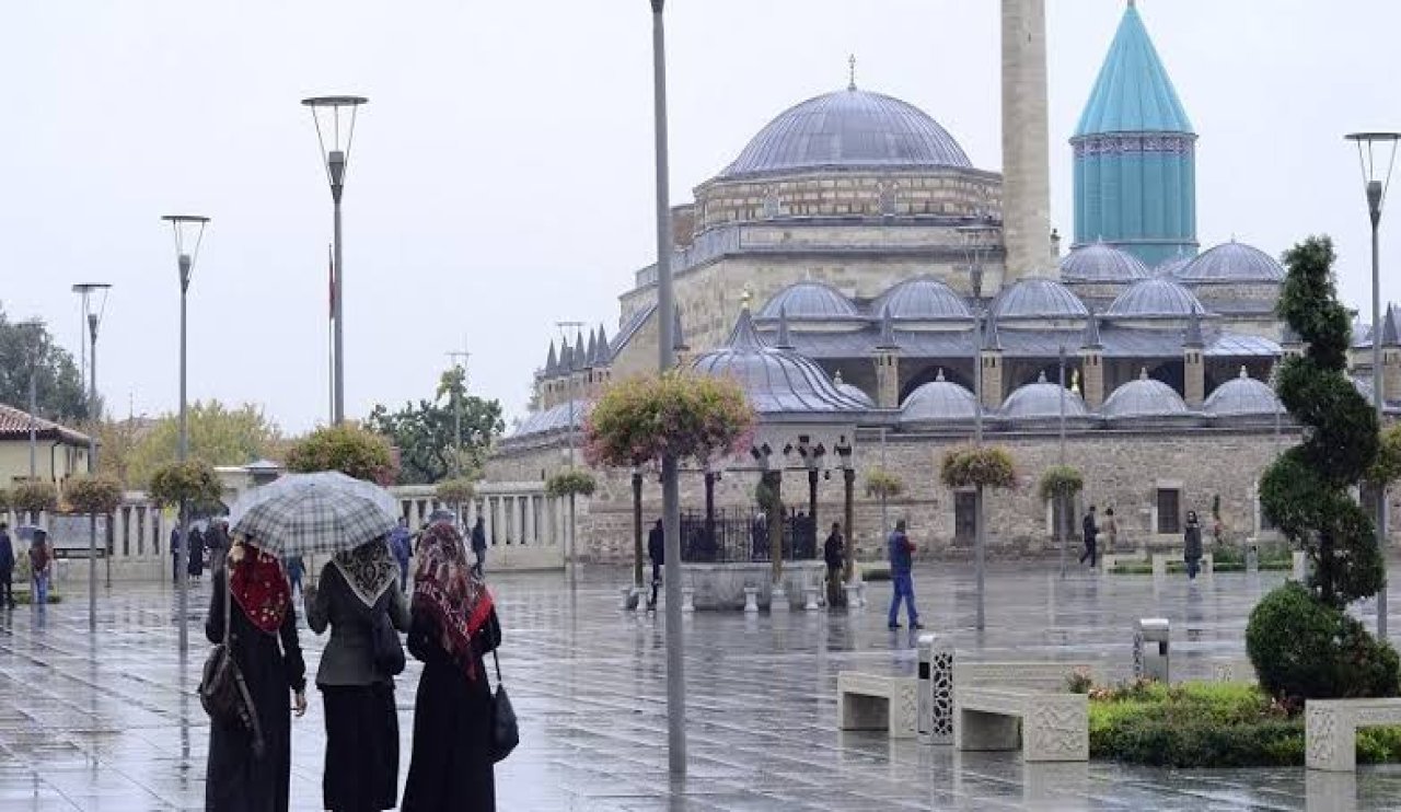 Konya’ya yağmur uyarısı geldi! Dikkatli olun