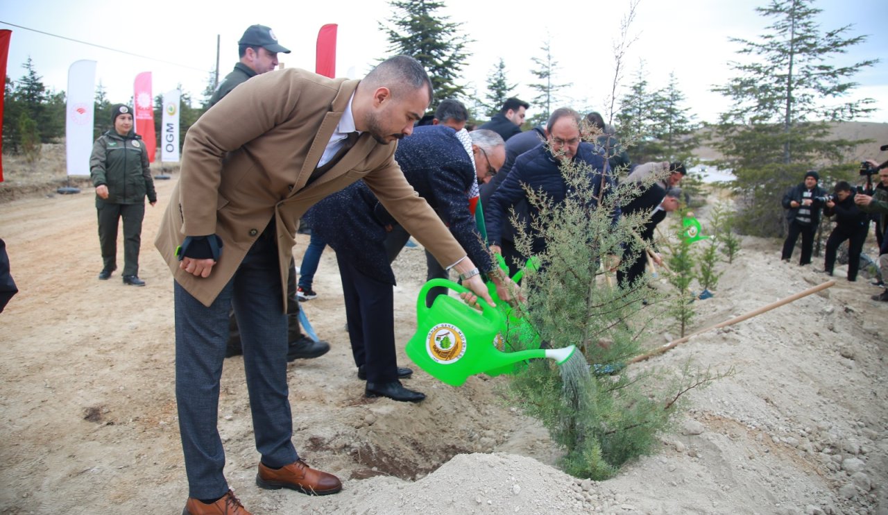 Gazze Basın Şehitleri için Konya'da Hatıra Ormanı kuruldu