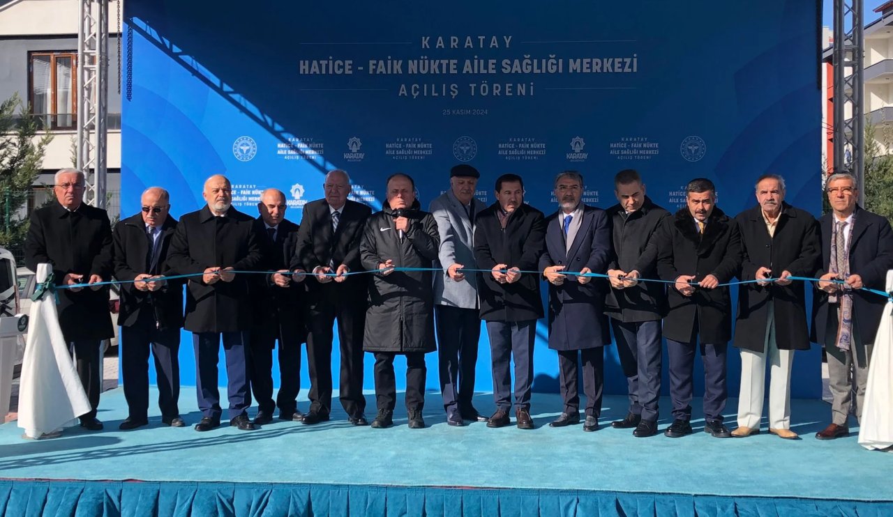 Konya’da yeni sağlık merkezi açıldı