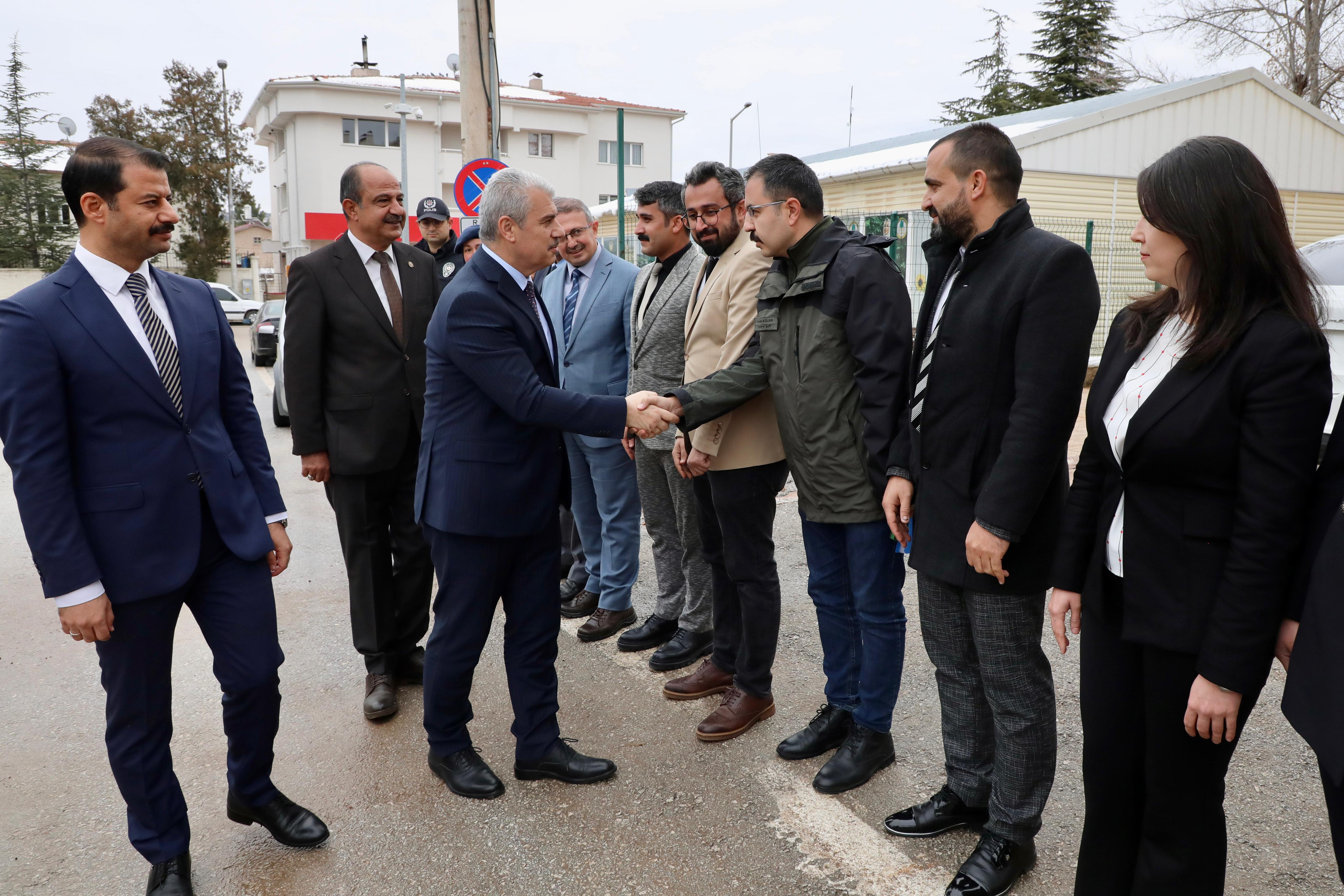 Konya Valisi yatırımları yerinde değerlendiriyor